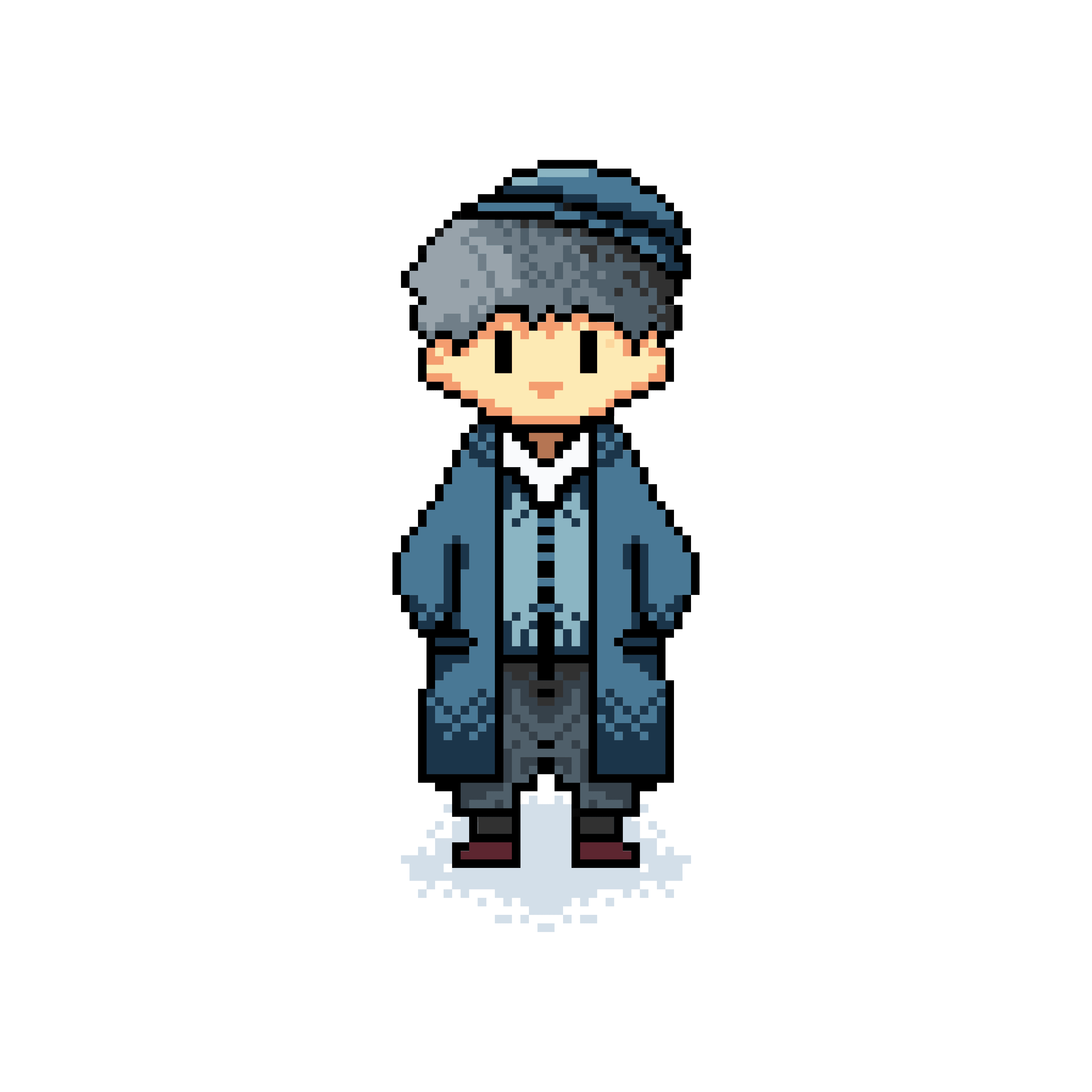 cozy winter pixcel art