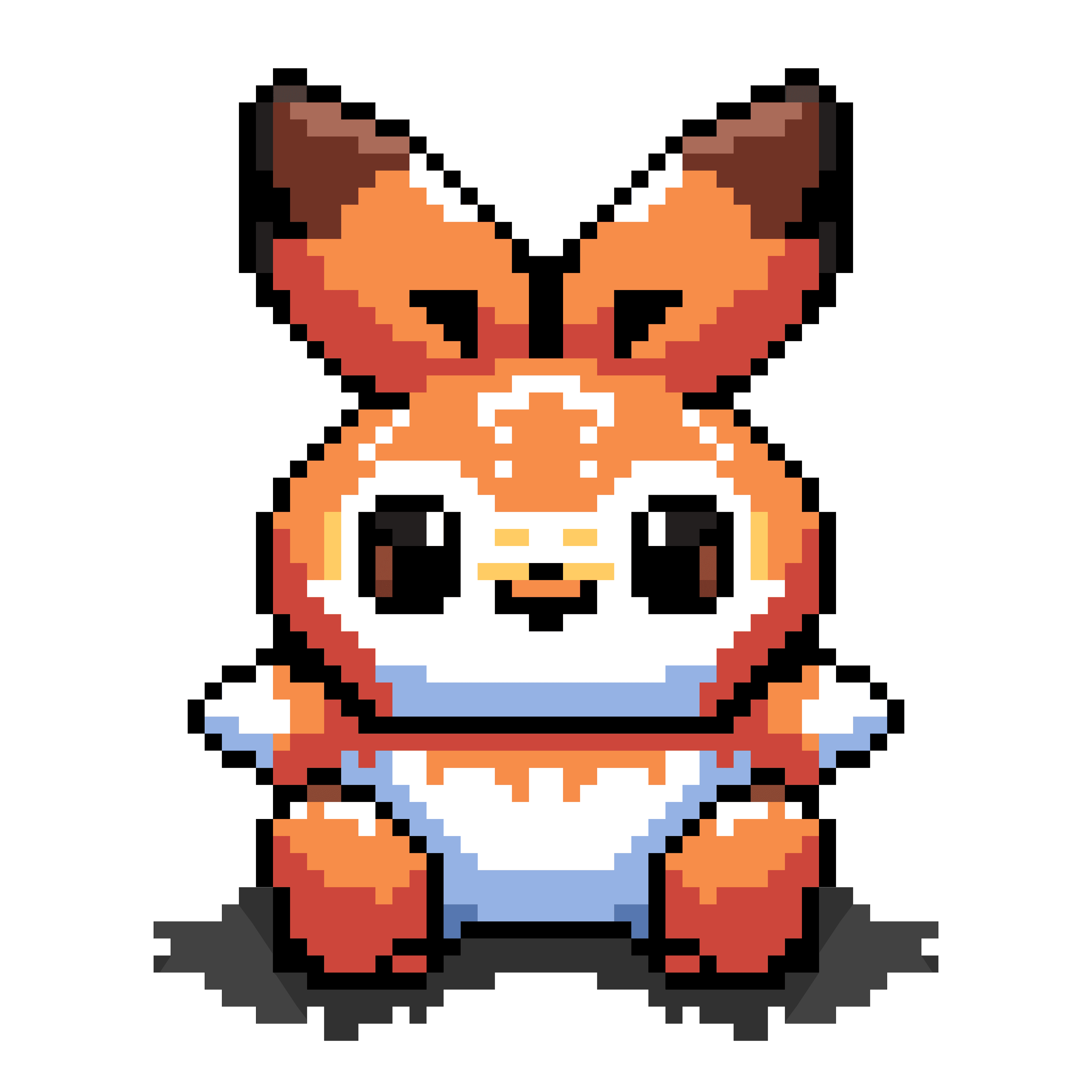 rabbit pixcel art